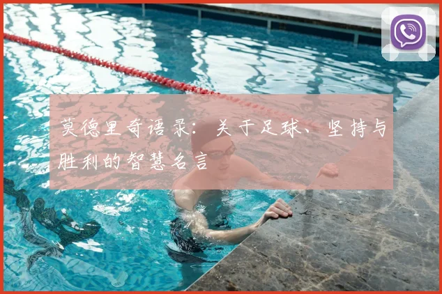 莫德里奇语录:关于足球、坚持与胜利的智慧名言